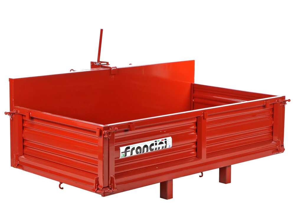 Francini P 190 transportbak voor de trekker, detail 8