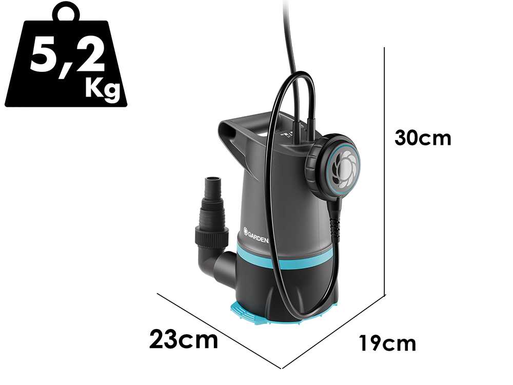 Gardena 20000 BASIC dompelpomp voor schoon en vuil water, detail 8