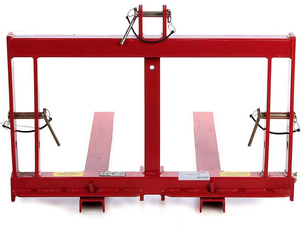 GeoTech D300 palletvork voor de trekker, 300 kg, detail 9