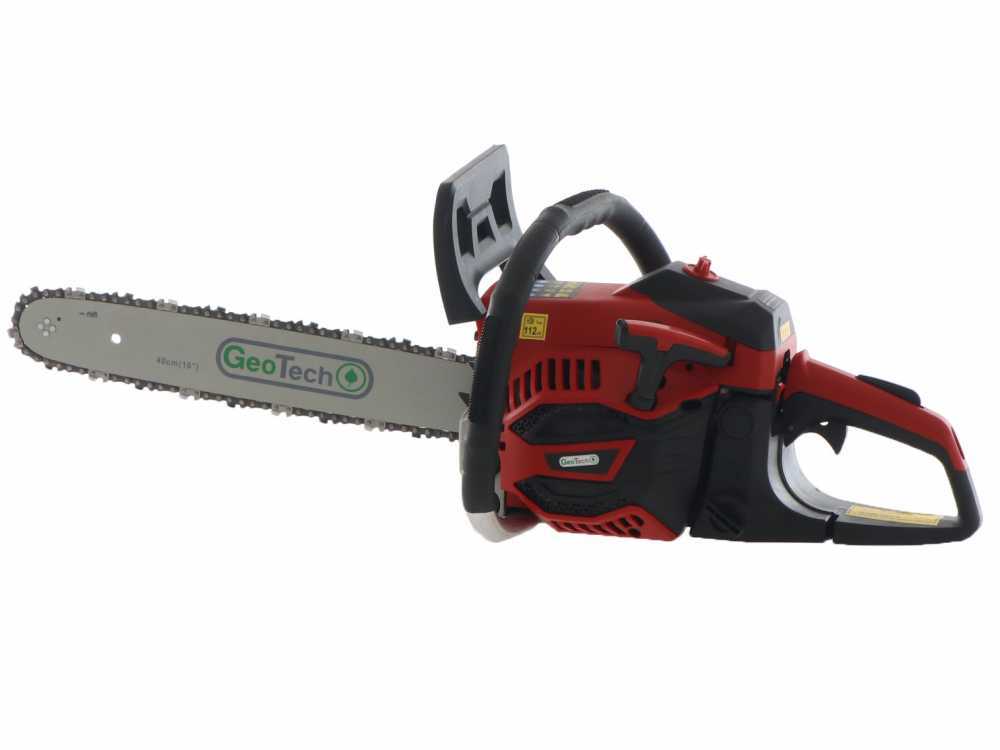 GeoTech GMS 37-40 benzine kettingzaag, zwaard 37,2 cm, detail 8