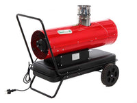 GeoTech IDH 2000 diesel heteluchtkanon 20 kW, indirect gestookt, detail 9