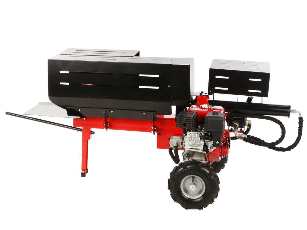 GeoTech LS12-50 HG benzine houtklover, 8 ton, horizontaal, detail 8