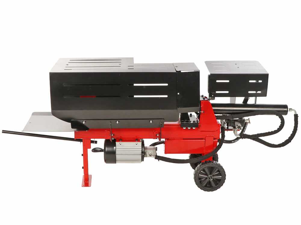 GeoTech LSP9 HE EVO elektrische houtklover, 8 ton, horizontaal, detail 8