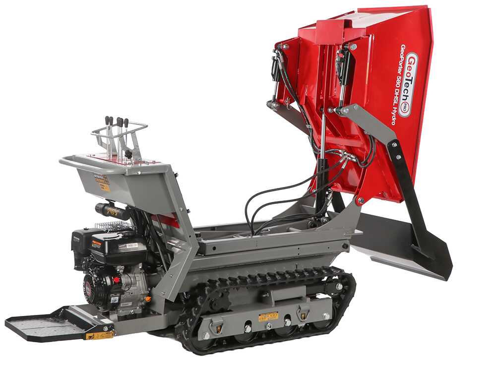 Motorkruiwagen laadvermogen 500 kg GeoTech Pro GeoPorter 580 DHSL Hydro, detail 8