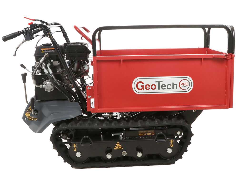 Rupsdumper laadvermogen 500 kg GeoTech Pro GeoPorter H-540E Hydro, detail 9