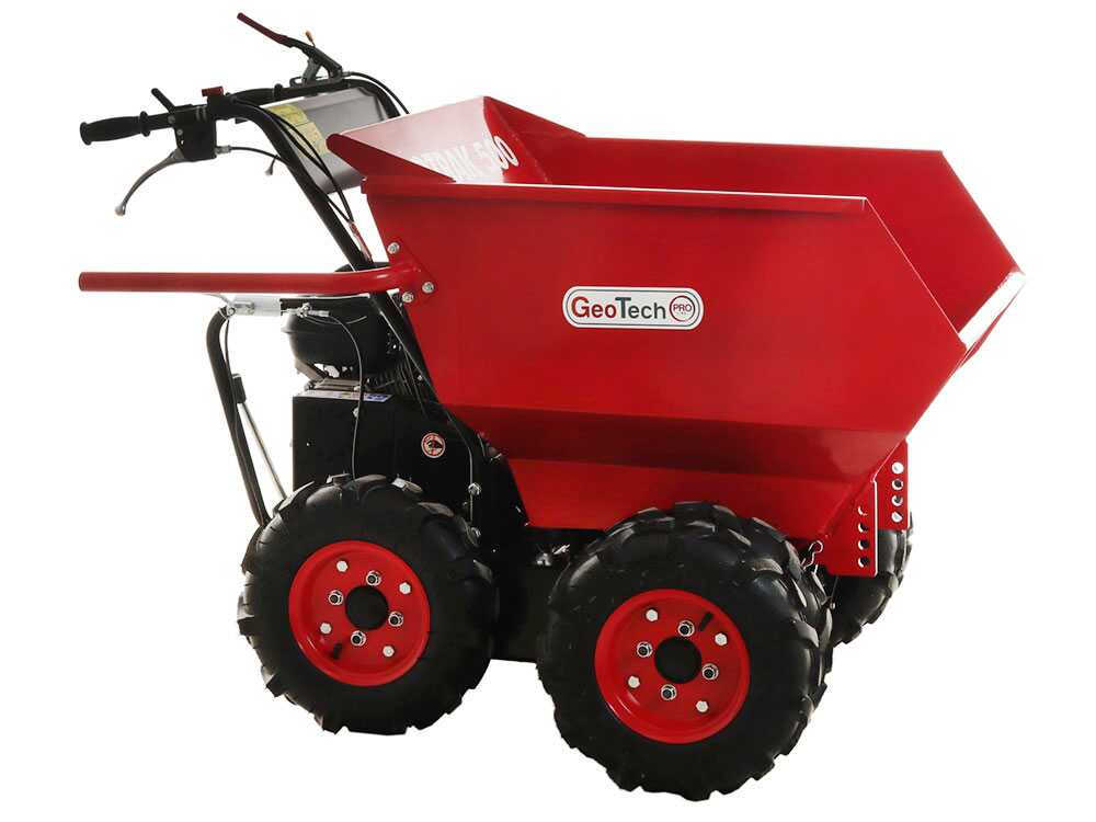 Motorkruiwagen laadvermogen 500 kg GeoTech Pro GEOTRAK 500, detail 8