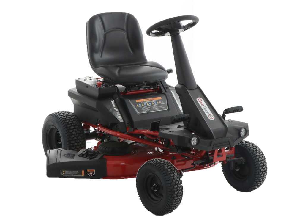 GeoTech Pro Green-Kart 91 accu-zitmaaier met zijuitworp 91 cm, automaat, detail 8