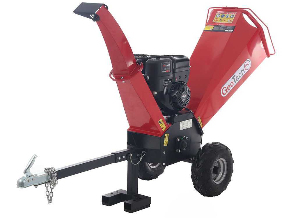 GeoTech Pro PCS 150BS benzine hakselaar, takken tot 90 mm, detail 9