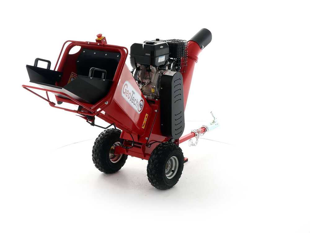 GeoTech Pro PCS 90 BS benzine hakselaar, takken tot 75 mm, detail 8