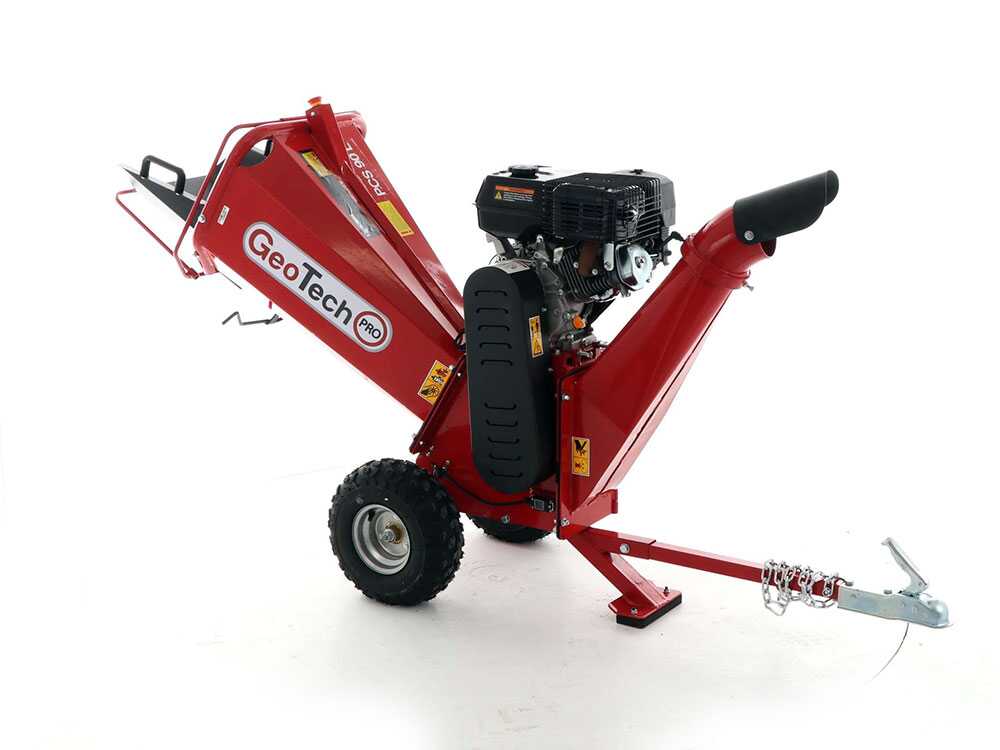 GeoTech Pro PCS 90 L benzine hakselaar, takken tot 75 mm, detail 8
