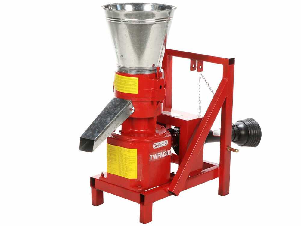 GeoTech Pro TWPM200 aftakas pelletmachine, detail 8