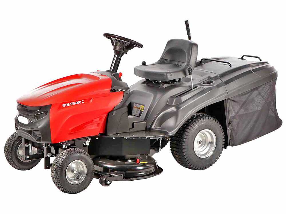 GeoTech RTM 170-960 C gazontractor met opvangbak 96 cm, versnellingsbak, detail 8