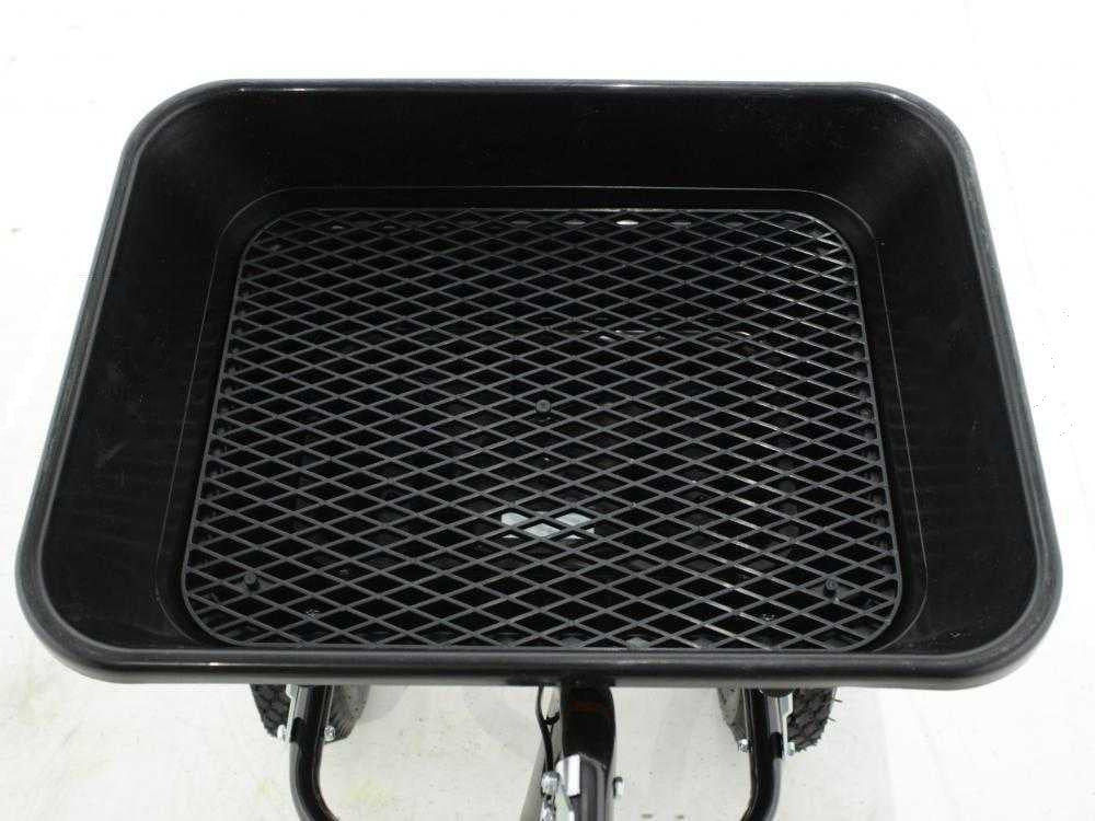 Getrokken strooiwagen voor zitmaaier GeoTech Riding-on Mowers, 29 liter, detail 9