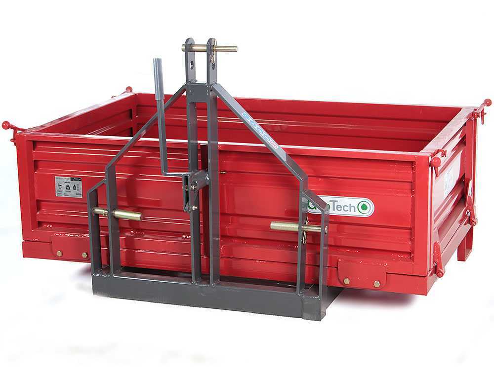 GeoTech TRP 160 transportbak voor de trekker, detail 9