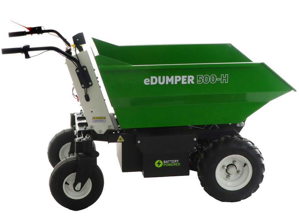 Accu motorkruiwagen laadvermogen 500 kg GreenBay eDUMPER 500-H, 48 V 32 Ah, detail 8