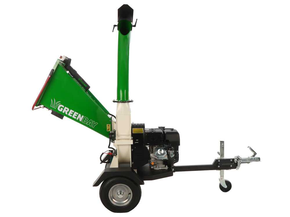 GreenBay GB-WDC 120 LE benzine hakselaar, takken tot 90 mm, detail 8