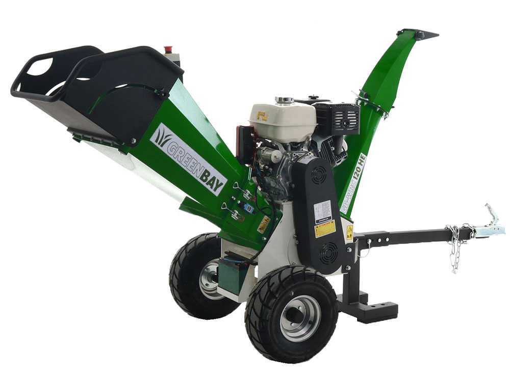 GreenBay GB-WRC 120 HE benzine hakselaar, takken tot 90 mm, detail 8