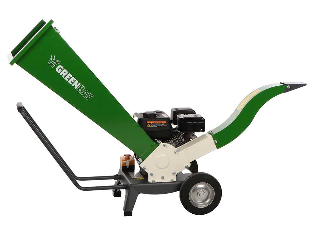 GreenBay GB-WRC 50 L benzine hakselaar, takken tot 50 mm, detail 8