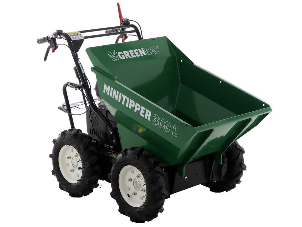 Motorkruiwagen laadvermogen 300 kg GreenBay MiniTipper 300 L, motor Loncin G200F, 4x4, detail 8