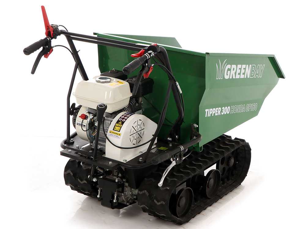 Rupsdumper laadvermogen 300 kg GreenBay Tipper 300, motor Honda GP160, detail 9