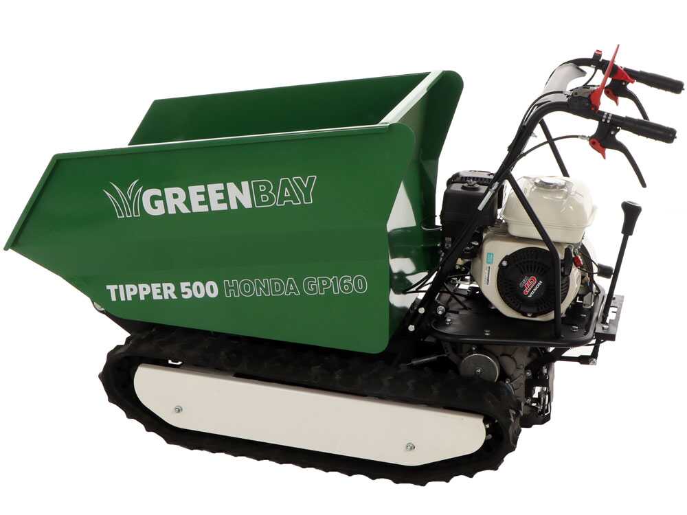 Rupsdumper laadvermogen 500 kg GreenBay Tipper 500, motor Honda GP160, detail 9