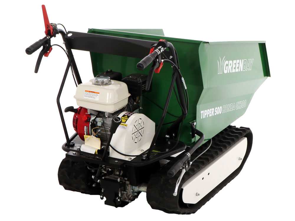 Rupsdumper laadvermogen 500 kg GreenBay Tipper 500, motor Honda GX200, detail 9