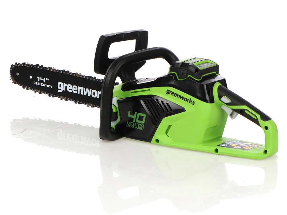 Greenworks GD40CS15K4 accu kettingzaag, zwaard 35 cm, 40 V 4 Ah, detail 8