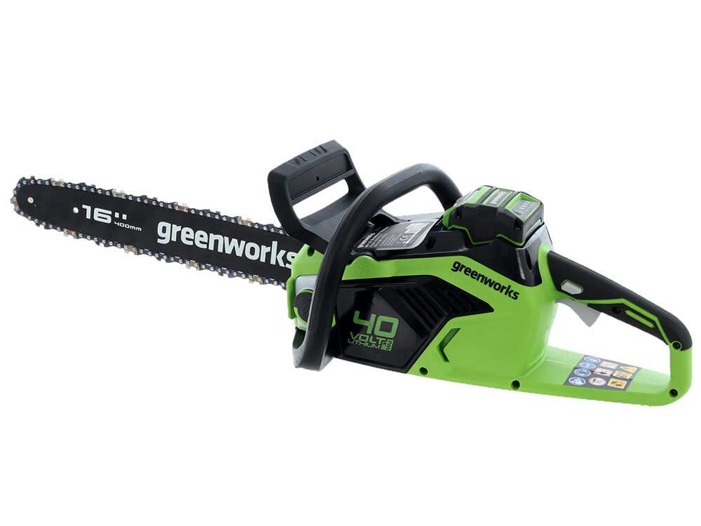 Greenworks GD40CS18 accu kettingzaag, zwaard 40 cm, 40 V zonder accu, detail 8