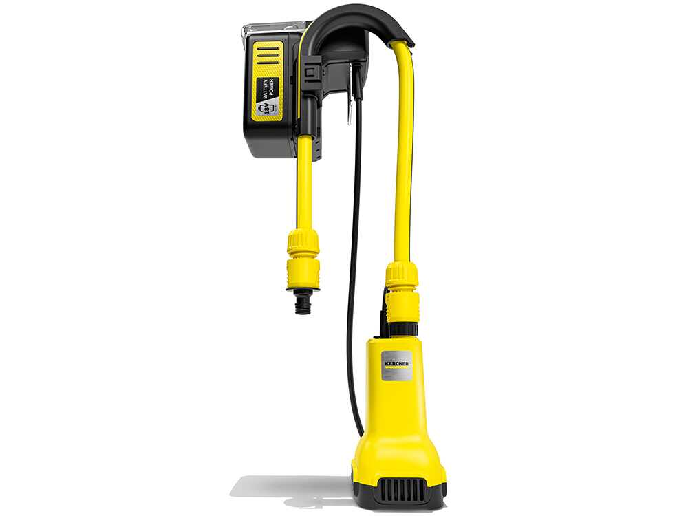 Kärcher BP 2.000-18 Barrel dompelpomp voor schoon water, 18 V 2,5 Ah, detail 8