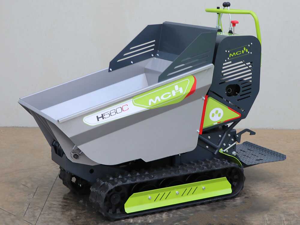 Rupsdumper laadvermogen 500 kg MCH H560C-GX, hydraulisch kiepen, detail 9
