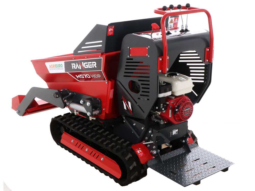 Rupsdumper laadvermogen 500 kg AgriEuro Premium Ranger H570 HDP, motor Honda GX200, detail 9