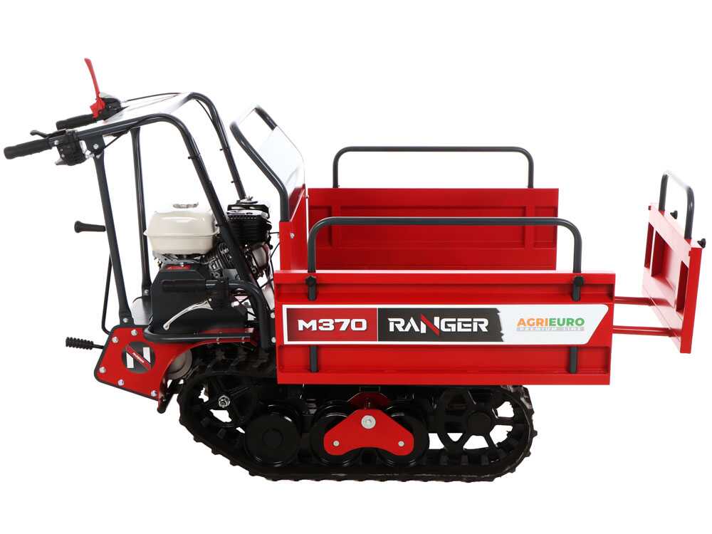 Rupsdumper laadvermogen 350 kg AgriEuro Premium Ranger M370 Extendable, motor Honda GX160, detail 9