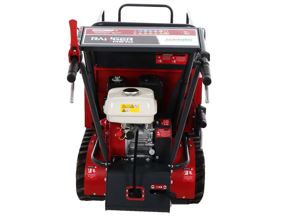Rupsdumper laadvermogen 500 kg AgriEuro Premium Ranger M570 Extendable, motor Honda GX200, detail 9