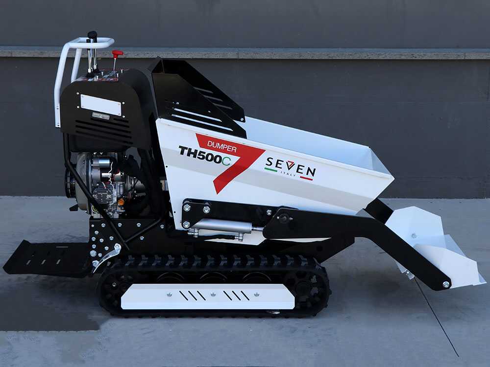 Diesel rupsdumper laadvermogen 500 kg Seven Italy TH500C L70-E, hydraulisch kiepen, detail 9