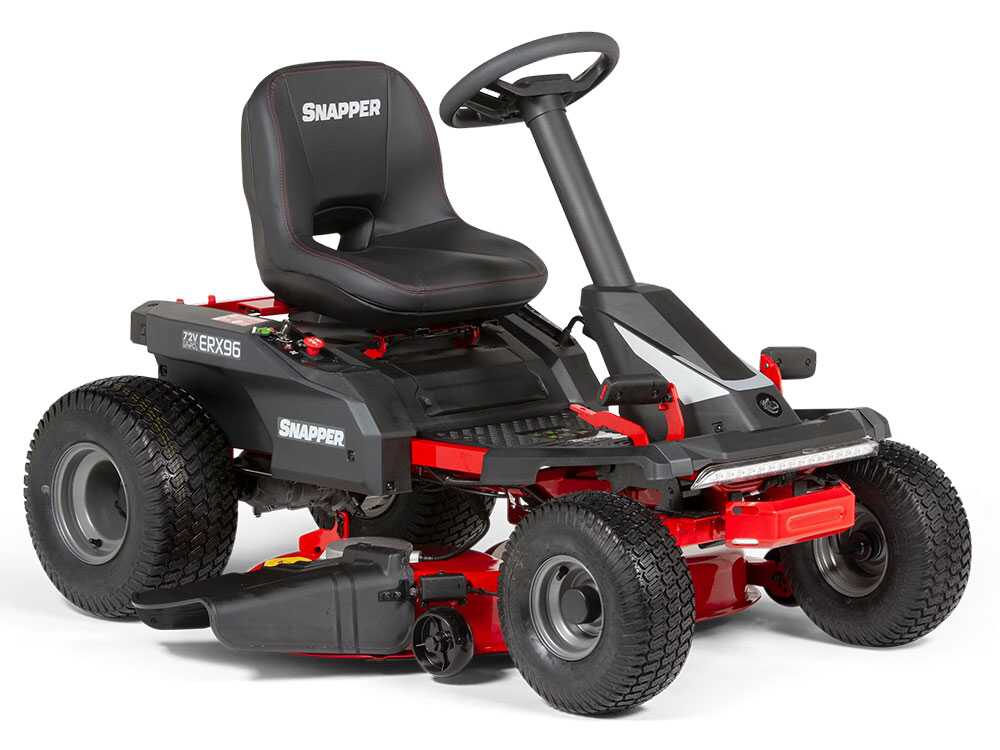 Snapper ERX96 accu-zitmaaier met zijuitworp 96 cm, automaat, detail 8