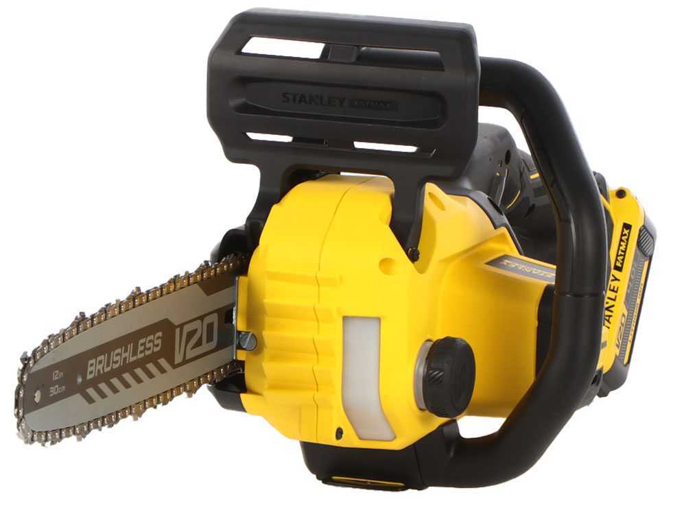 Stanley Fatmax SFMCCS730 accu kettingzaag, zwaard 30 cm, 20 V 4 Ah, detail 8