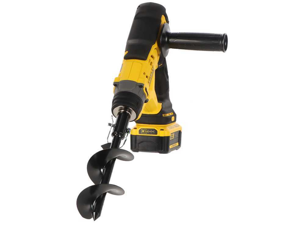 Accu grondboor Stanley Fatmax SFMCGA75, 20 V 4 Ah, met boor 15,5 cm, detail 8