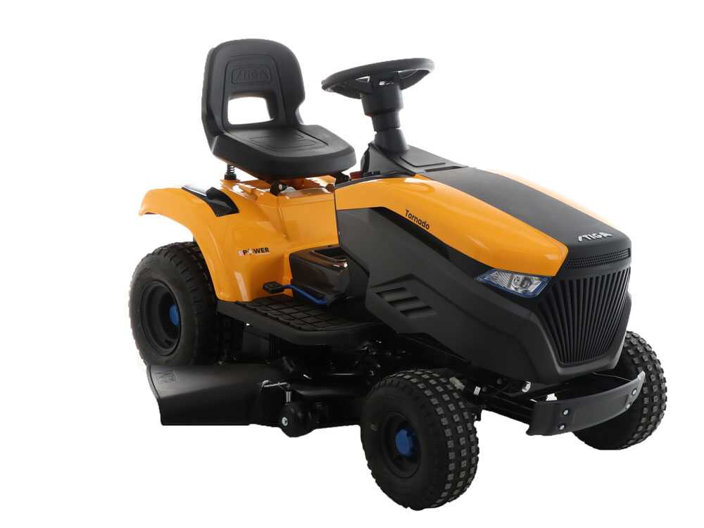 Stiga Tornado 598e accu-zitmaaier met zijuitworp 98 cm, automaat, detail 9