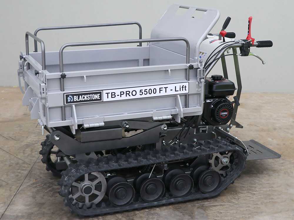 Rupsdumper laadvermogen 500 kg BlackStone TB-PRO 5500 FT, detail 9
