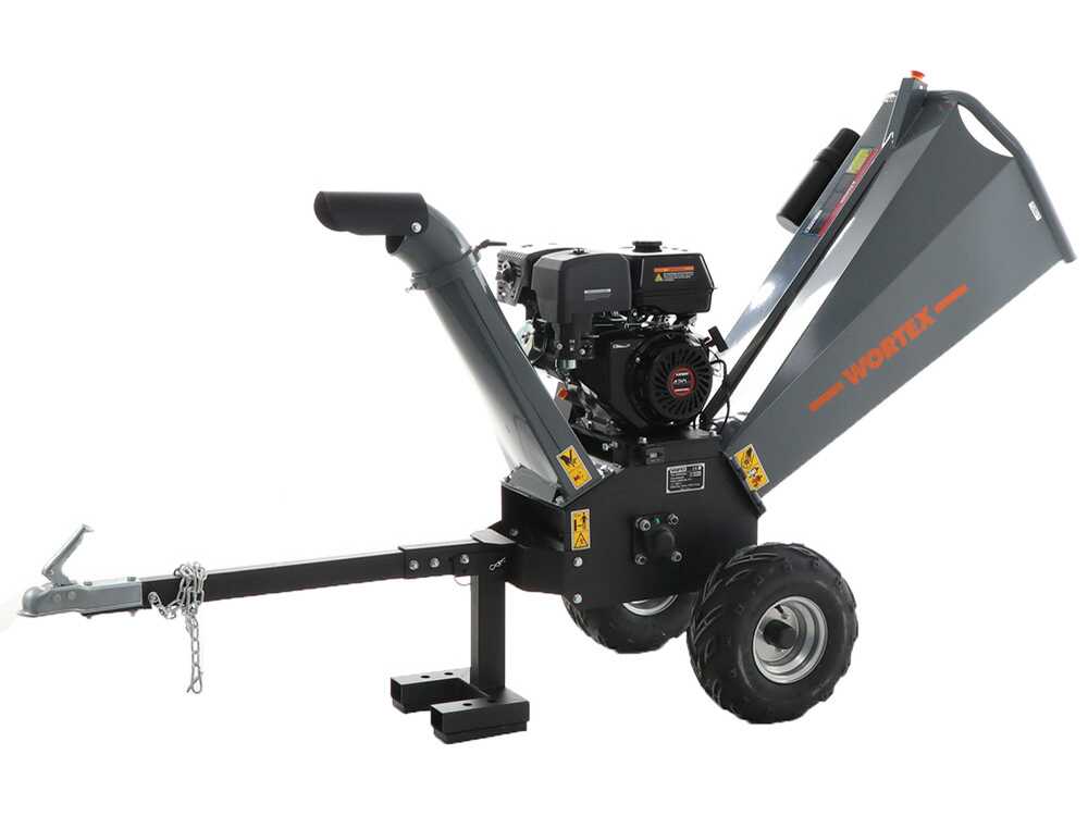 Wortex Drake D420/120L benzine hakselaar, takken tot 90 mm, detail 8