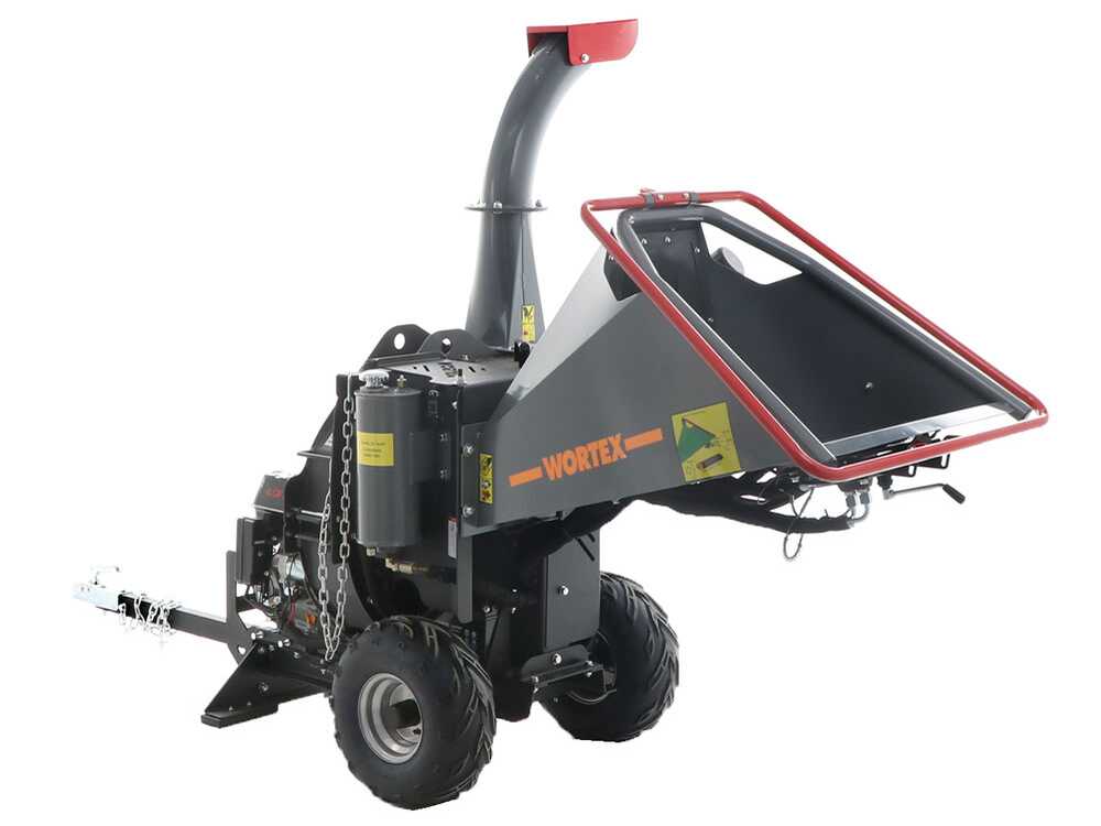 Wortex Grizzly benzine hakselaar, takken tot 100 mm, elektrische start, getrokken uitvoering, detail 8