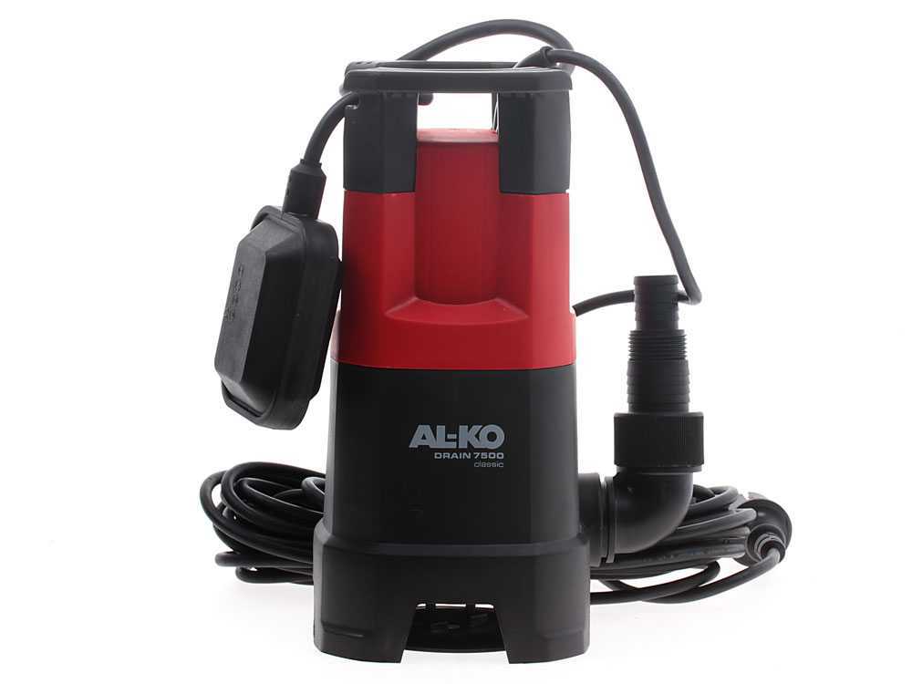 AL-KO DRAIN 7500 Classic 450W dompelpomp voor vuil water, detail 10