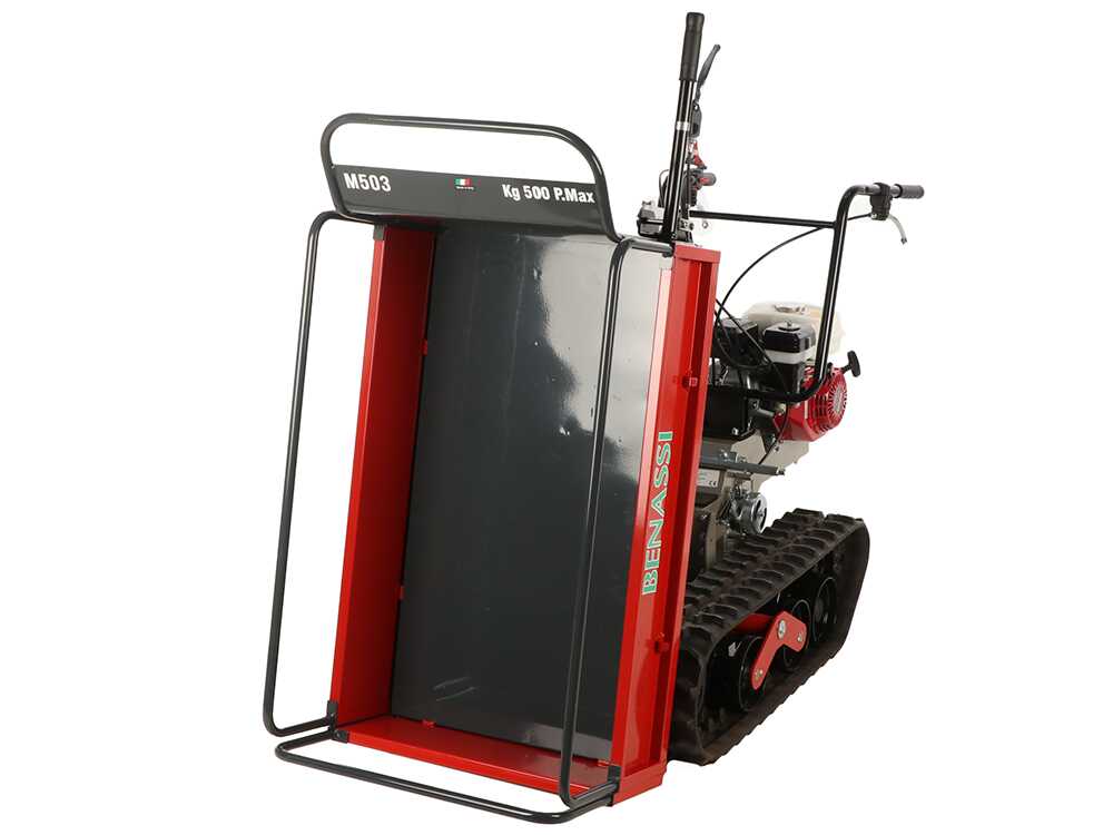 Rupsdumper laadvermogen 550 kg Benassi M503, detail 9
