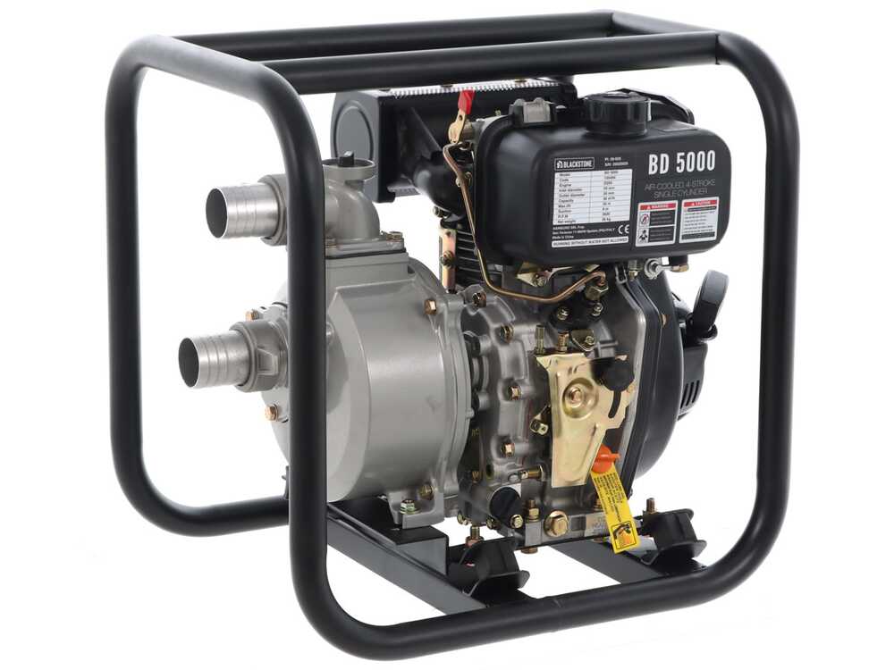 BlackStone BD 5000 diesel motorpomp, aansluiting 50 mm, detail 9