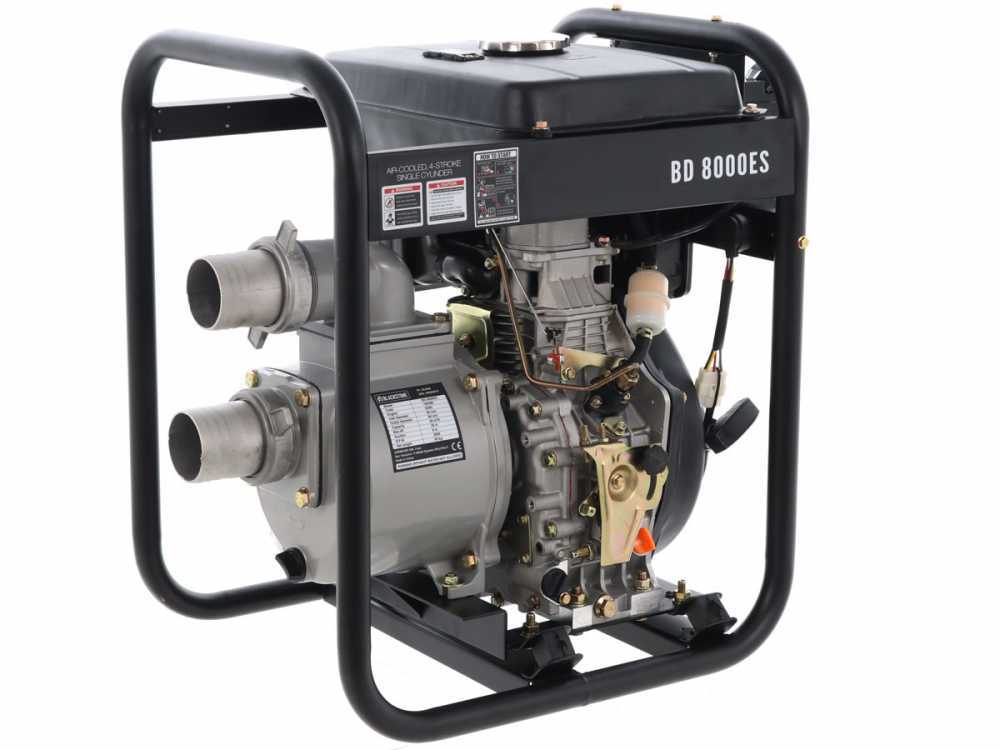 BlackStone BD 8000ES diesel motorpomp, aansluiting 80 mm, detail 9