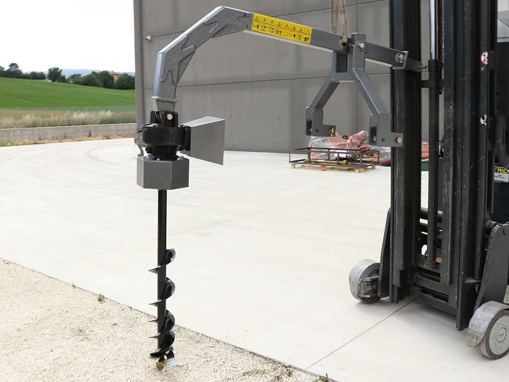 Grondboor voor de trekker BlackStone BHD500, zonder boor, detail 10