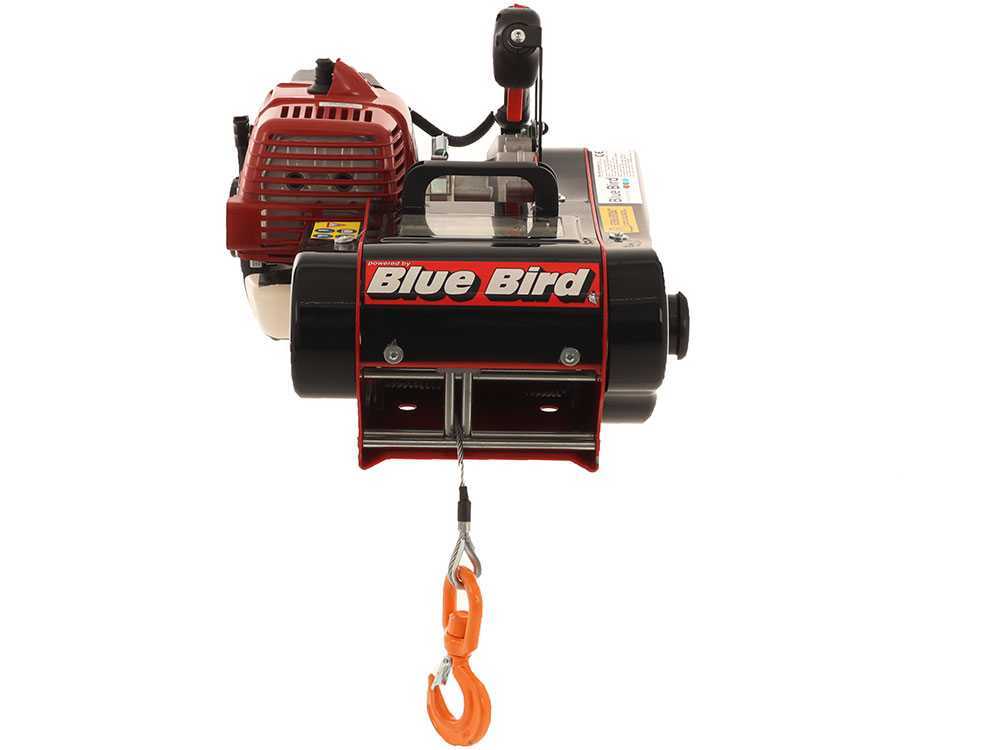 Blue Bird BB-1610X benzine lier, detail 10