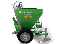 Bomet Gemini 2-rijige aardappelpootmachine, rubberwielen, detail 10