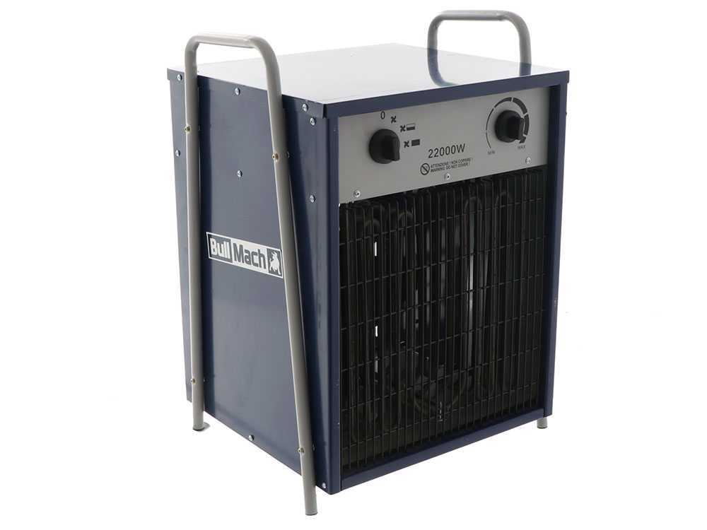 BullMach BM-EFH 22H elektrische heteluchtkanon 22 kW, 400 V, detail 9