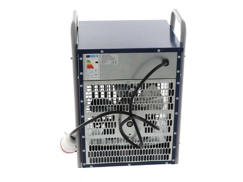 BullMach BM-EFH 9H elektrische heteluchtkanon 9 kW, 400 V, detail 9